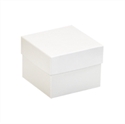 Picture of 4" x 4" x 3" White Deluxe Gift Box Bottoms