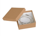 Picture of 3 1/2" x 3 1/2" x 1 1/2" Kraft Jewelry Boxes