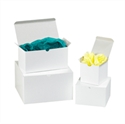 Picture of 17" x 8 1/2" x 8 1/2" White Gift Boxes