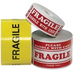 Fragile Labels Picture for category <p>Boldly display instructions and warnings with pressure sensitive labels.</p>
<ul>
<li>Table top dispensers available stock numbers SL9506, SL9512 and SL9518.</li>
<li>Wall Mount dispensers available stock numbers LDM250, LDM450, LDM850 and LDM1250.</li>
<li>500 per roll.</li>
</ul>