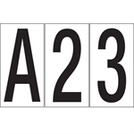 Picture for category <p>Mark location on racks, shelves and equipment.</p>
<ul>
<li>Strong, permanent adhesive backed vinyl labels.</li>
<li>All labels are 3 1/2 inches.</li>
<li>Convenient kits available with sets of numbers or letters.</li>
</ul>