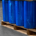 VCI Poly Stretch Film - 100 Gauge Picture for category <p>Corrosion inhibitor embedded in blue stretch film.</p>
<ul>
<li>Perfect for wrapping large and irregular shapped metal parts.</li>
<li>Dispenses with standard stretch film equipment.</li>
</ul>