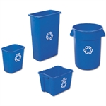 Recycling Containers Picture for category <p>Solutions for keeping recycling materials contained.</p>
<ul style="list-style-type: square;">
<li>Contains post consumer recycled resin (PCR) exceeding EPA guidelines.</li>
<li>Recommended for indoor and outdoor use.</li>
<li>Large capacity ideal for heavy traffic areas.</li>
<li>Designed to withstand extreme weather and handling.</li>
<li>LEED products.</li>
</ul>