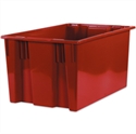 Picture of 26 5/8" x 18 1/4" x 14 7/8" Red Stack & Nest Containers