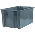 Picture of 26 5/8" x 18 1/4" x 14 7/8" Gray Stack & Nest Containers