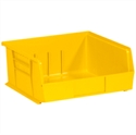 Picture of 10 7/8" x 11" x 5" Yellow Plastic Stack & Hang Bin Boxes
