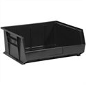 Picture of 14 3/4" x 16 1/2" x 7" Black Plastic Stack & Hang Bin Boxes