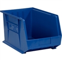 Picture of 18" x 11" x 10" Blue Plastic Stack & Hang Bin Boxes