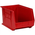 Picture of 18" x 11" x 10" Red Plastic Stack & Hang Bin Boxes