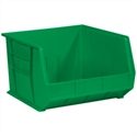 Picture of 18" x 16 1/2" x 11" Green Plastic Stack & Hang Bin Boxes