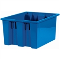 Picture of 17" x 14 1/2" x 9 7/8" Blue Stack & Nest Containers
