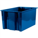 Picture of 26 5/8" x 18 1/4" x 14 7/8" Blue Stack & Nest Containers