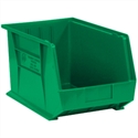 Picture of 18" x 11" x 10" Green Plastic Stack & Hang Bin Boxes