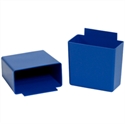 Picture of 5 1/8" x 2 3/4" x 3" Blue Shelf Bin Cups