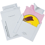 Tyvek Lined CD Mailers Picture for category <p>Tyvek lining protects media from scratches and static.</p>
<ul>
<li>Convenient peel and seal closure.</li>
<li>Mailers feature a tear tab opening to make content removal easy.</li>
<li>Constructed from 100% recycled white fibreboard.</li>
<li>Sold in case quantities.</li>
</ul>