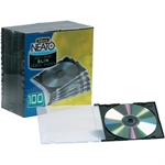 Slim Line CD/DVD Jewel Cases Picture for category <p>Perfect for storing disks.</p>
<ul>
<li>Store twice the disks in the same space.</li>
<li>Clear lid with black tray base.</li>
<li>Holds 1 CD.</li>
</ul>