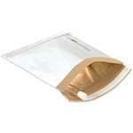 White Self-Seal Padded Mailers (25 Pack) Picture for category <p>Fiber padding expands as package is handled absorbing shock and protecting contents from damage.</p>
<ul>
<li>Mailers feature peel and seal closure.</li>
<li>End flaps are coated with a natural rubber adhesive that only adheres to itself and keeps contents secure during shipping.</li>
<li>Bags are both moisture and puncture resistant.</li>
<li>No additional cushioning needed.</li>
<li>Sold in case quantities.</li>
</ul>