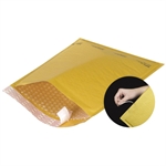 Kraft Self-Seal Bubble Mailers w/Tear Strip Picture for category <p>Bubble lined mailers provide light-weight protection for your products.</p>
<ul>
<li>Mailers feature a 3/16" high slip bubble lining for easy insertion of products.</li>
<li>Peel and stick lip provides a secure, tamper evident closure.</li>
<li>Pull tear strip for quick and easy opening.</li>
<li>Recycled golden kraft paper exterior.</li>
<li>Sold in case quantities.</li>
</ul>