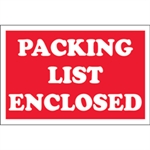 Picture of 2" x 3" - "Packing List Enclosed" Labels