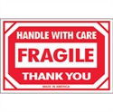 Picture of 2" x 3" - "Fragile - Handle With Care" Labels