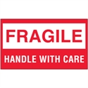 Picture of 3" x 5" - "Fragile - Handle With Care" Labels