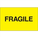 Picture of 3" x 5" - "Fragile" (Fluorescent Yellow) Labels