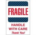 Picture of 4" x 6" - "Fragile - Handle With Care" Labels