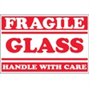Picture of 2" x 3" - "Fragile - Glass - Handle With Care" Labels