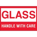 Picture of 2" x 3" - "Glass - Handle With Care" Labels