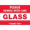 Picture of 2" x 3" - "Glass - Handle With Care" Labels