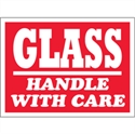 Picture of 3" x 4" - "Glass - Handle With Care" Labels