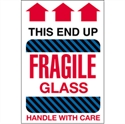 Picture of 4" x 6" - "Fragile Glass - This End Up" Labels