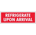 Picture of 1 1/2" x 4" - "Refrigerate Upon Arrival" Labels