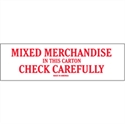 Picture of 2" x 8" - "Mixed Merchandise" Labels