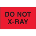 Picture of 3" x 5" - "Do Not X-Ray" (Fluorescent Red) Labels