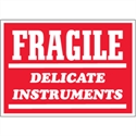 Picture of 3" x 5" - "Fragile - Delicate Instruments" Labels