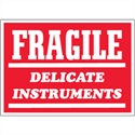 Picture of 3" x 5" - "Fragile - Delicate Instruments" Labels