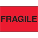 Picture of 2" x 3" - "Fragile" (Fluorescent Red) Labels