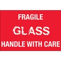 Picture of 2" x 3" - "Fragile - Glass - Handle With Care" Labels