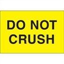 Picture of 2" x 3" - "Do Not Crush" (Fluorescent Yellow) Labels