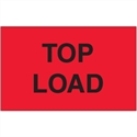 Picture of 3" x 5" - "Top Load" (Fluorescent Red) Labels