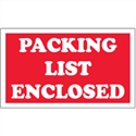 Picture of 3" x 5" - "Packing List Enclosed" Labels