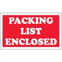 Picture of 3" x 5" - "Packing List Enclosed" Labels