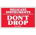 Picture of 3" x 5" - "Delicate Instruments - Don't Drop" Labels