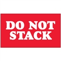 Picture of 3" x 5" - "Do Not Stack" Labels