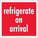 Picture of 4" x 4" - "Refrigerate On Arrival" Labels
