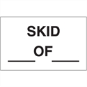 Picture of 3" x 5" - "Skid___ of ___" Labels