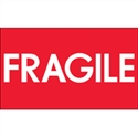 Picture of 3" x 5" - "Fragile" (High Gloss) Labels