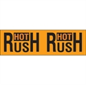 Picture of 3" x 10" - "Hot Rush" (Fluorescent Orange) Labels