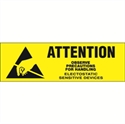 Picture of 5/8" x 2" - "Attention - Observe Precautions" Labels